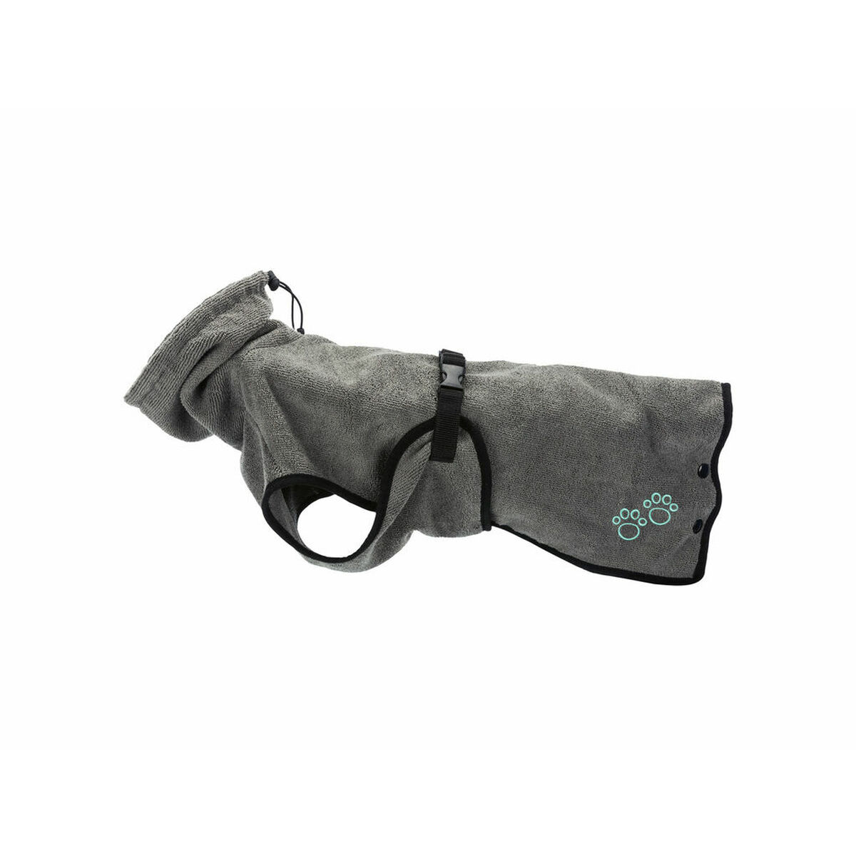 Dog bathrobe Trixie Grey S
