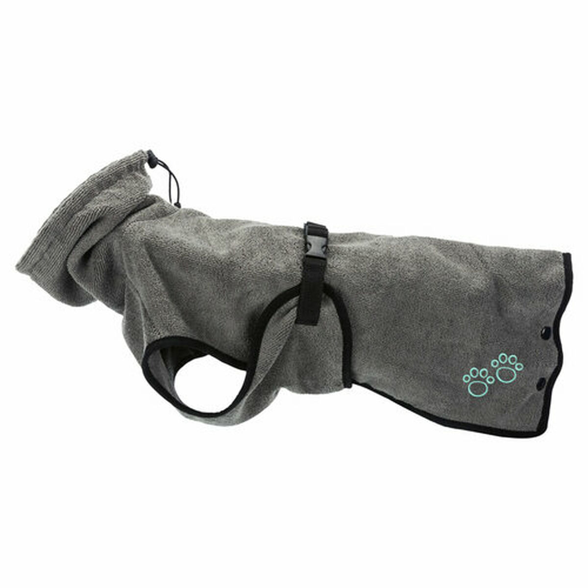 Dog bathrobe Trixie Grey S