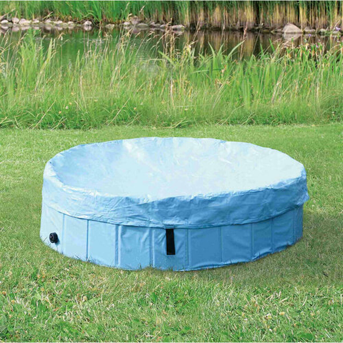 Swimming Pool Cover Trixie Light Blue Ø 120 cm