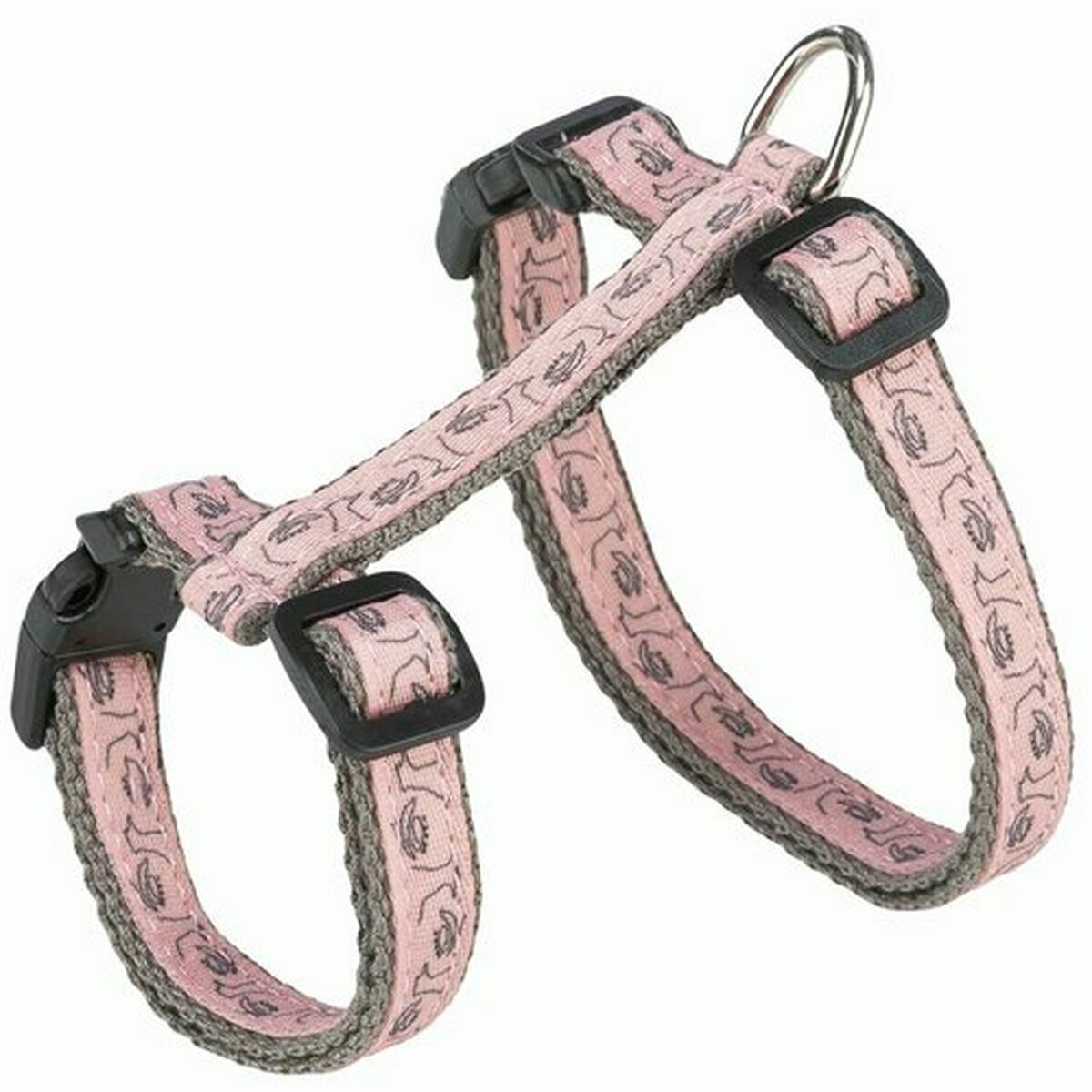 Cat Harness Trixie Grey Pink