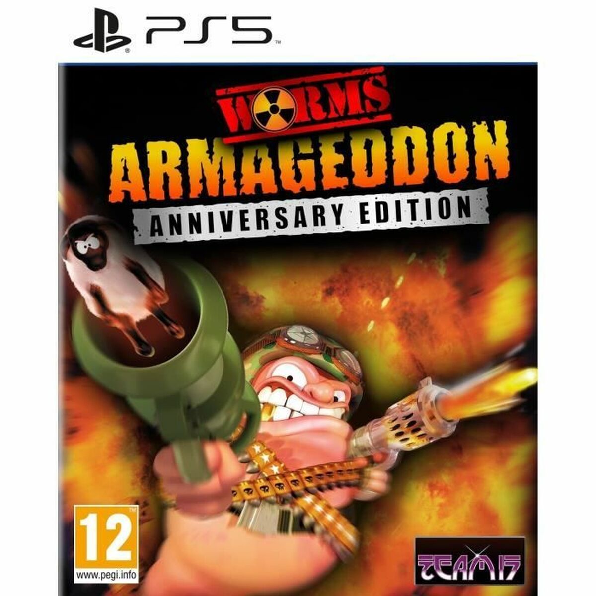 PlayStation 5 Video Game Just For Games Worms Armageddon Anniversary Edition PlayStation 5 Video Game Just For Games Worms Armageddon Anniversary Edition