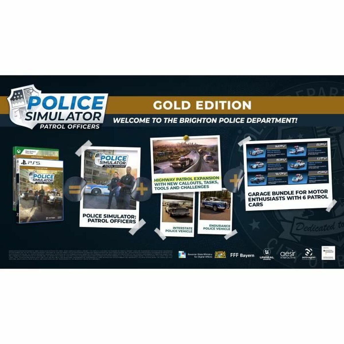 Xbox Series X Video Game Microids Police Simulator: Patrol Officers – Gold Edition