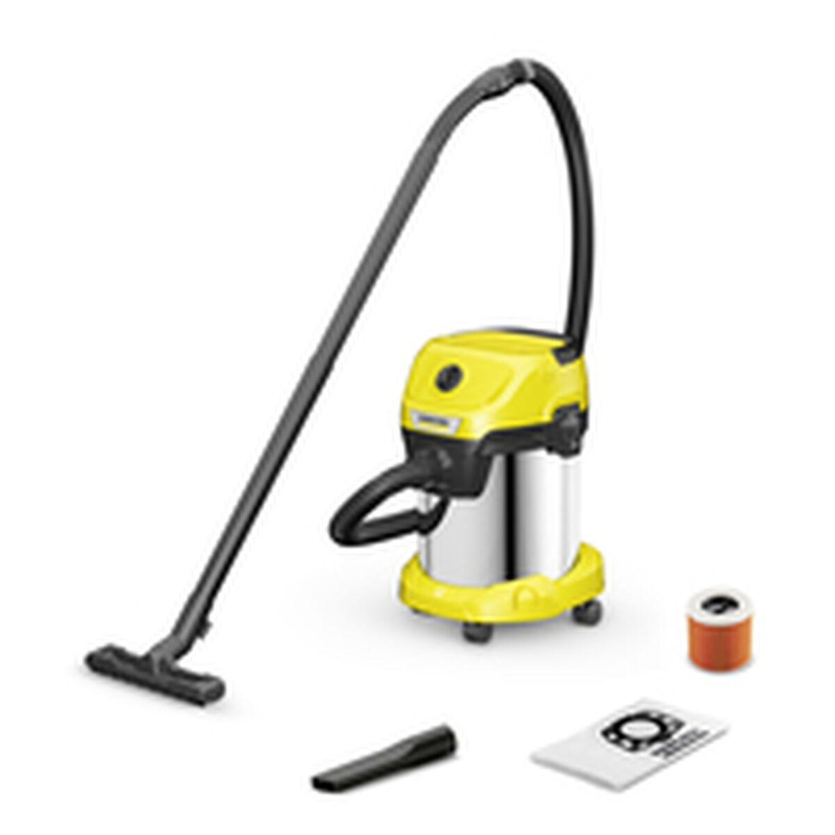 vacuum cleaner Krcher WD 3 S V-17/4/20 Yellow 1000 W
