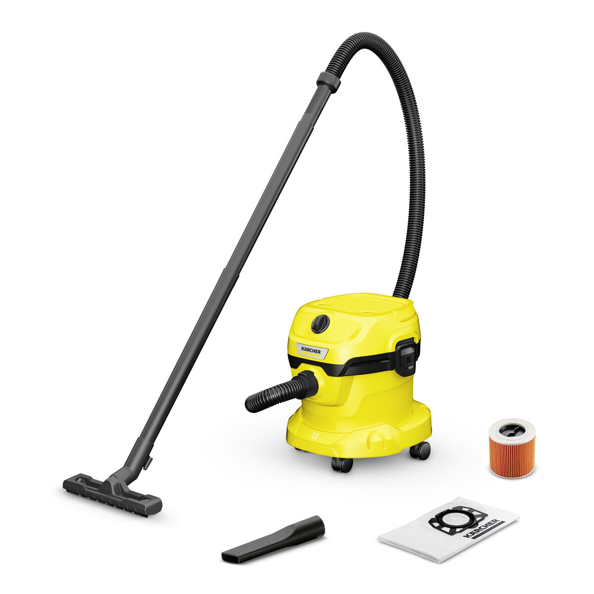 vacuum cleaner Krcher WD2 PLUS Yellow 1000 W