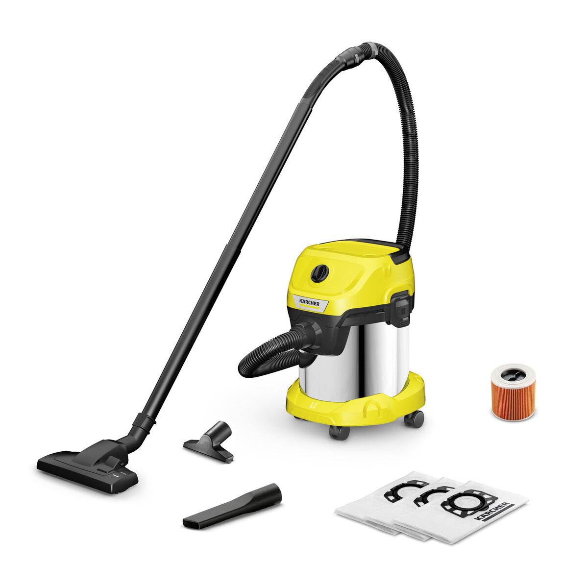 Wet and dry vacuum cleaner Krcher WD 3 S 1000 W 15 L