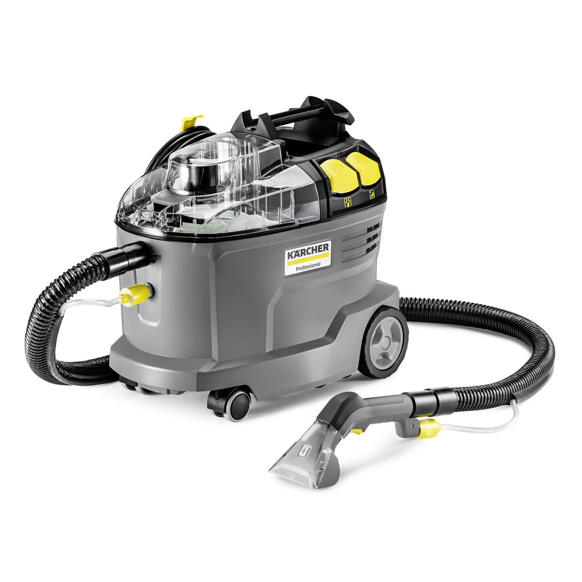 vacuum cleaner Krcher Puzzi 8/1 Yellow Black Grey 1200 W
