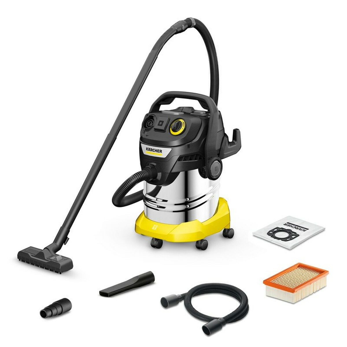 Cordless Vacuum Cleaner Krcher 1.628-484.0 Yellow Black Silver