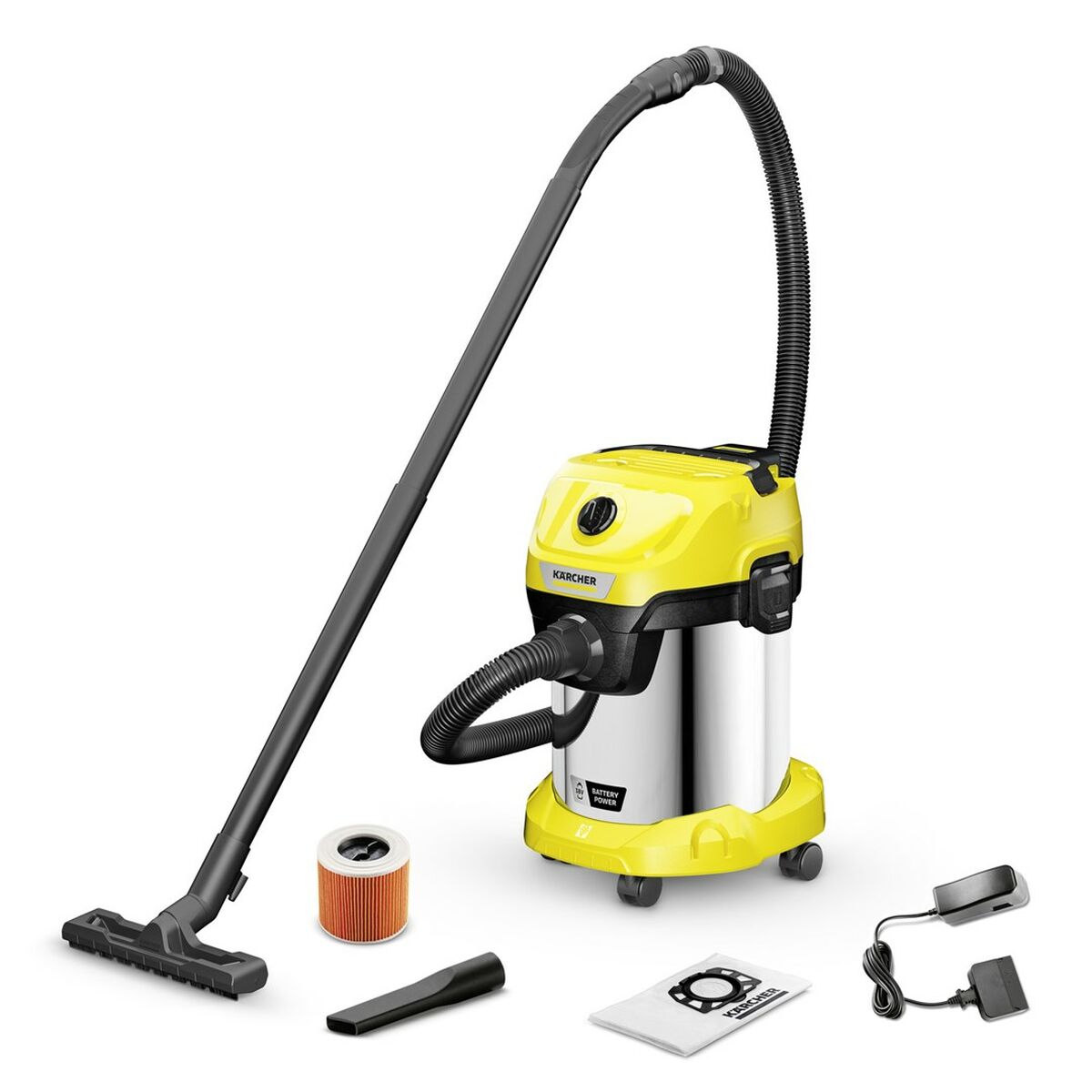 vacuum cleaner Krcher 1.628-576.0 Yellow 225 W
