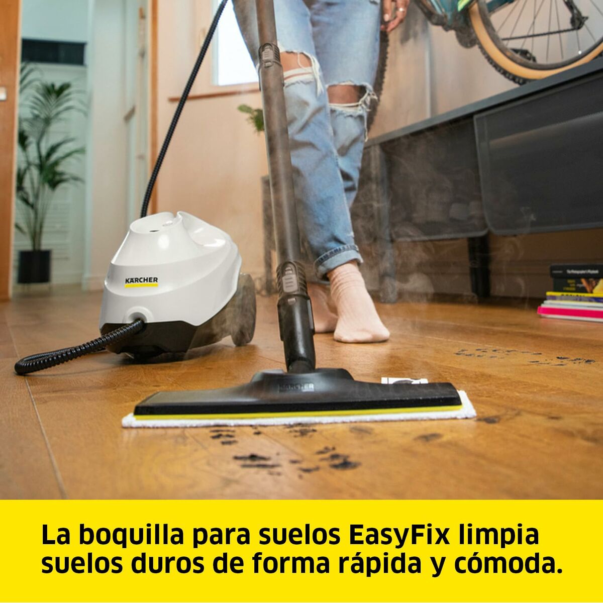 Vaporeta Steam Cleaner Krcher 1.513-650.0 White Black 1900 W 23,6 x 5,3 x 13 cm