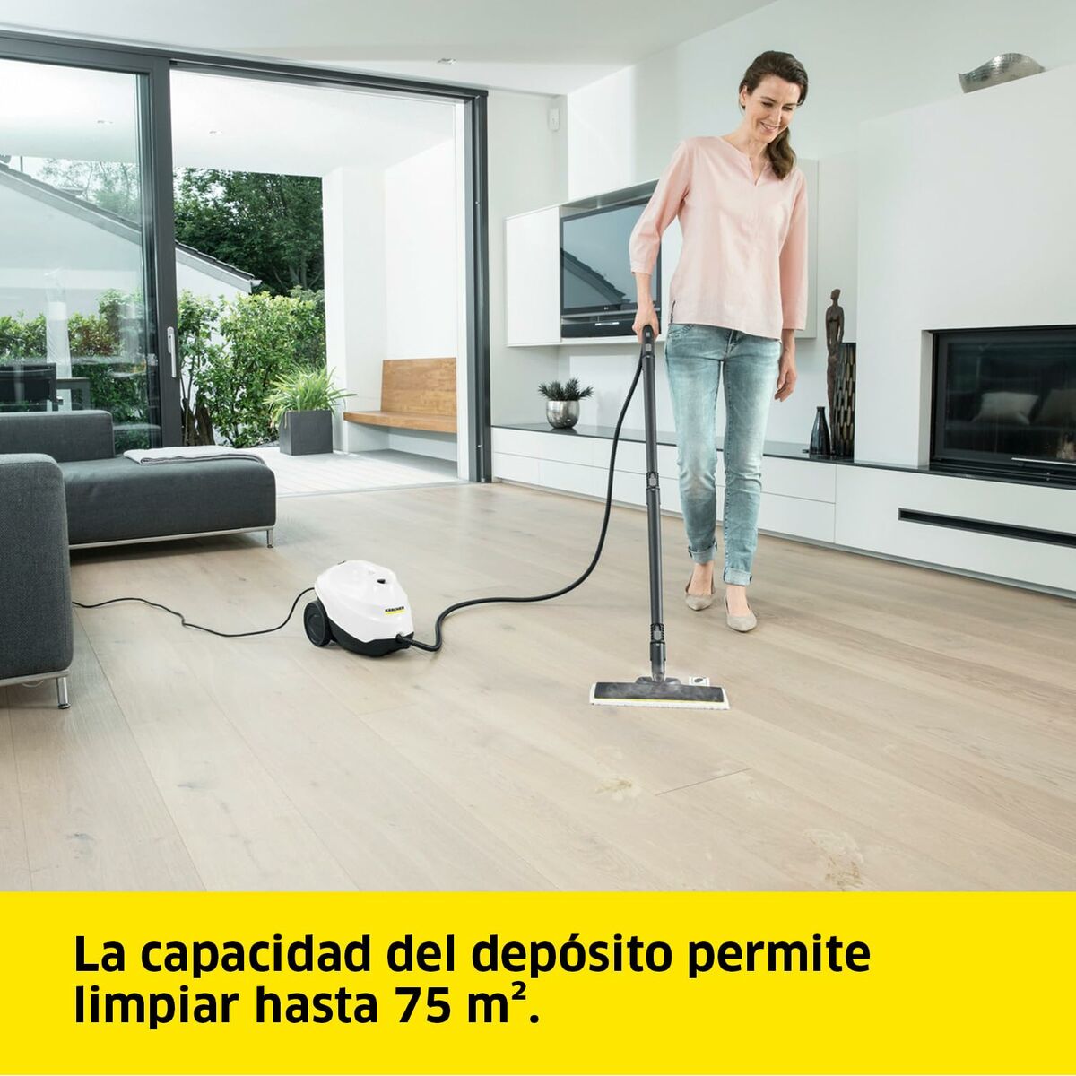 Vaporeta Steam Cleaner Krcher 1.513-650.0 White Black 1900 W 23,6 x 5,3 x 13 cm