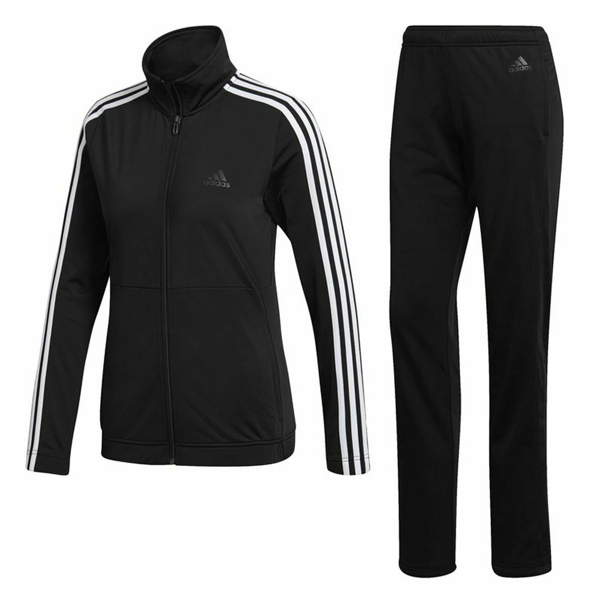 Women’s Tracksuit Adidas Three Stripes Black