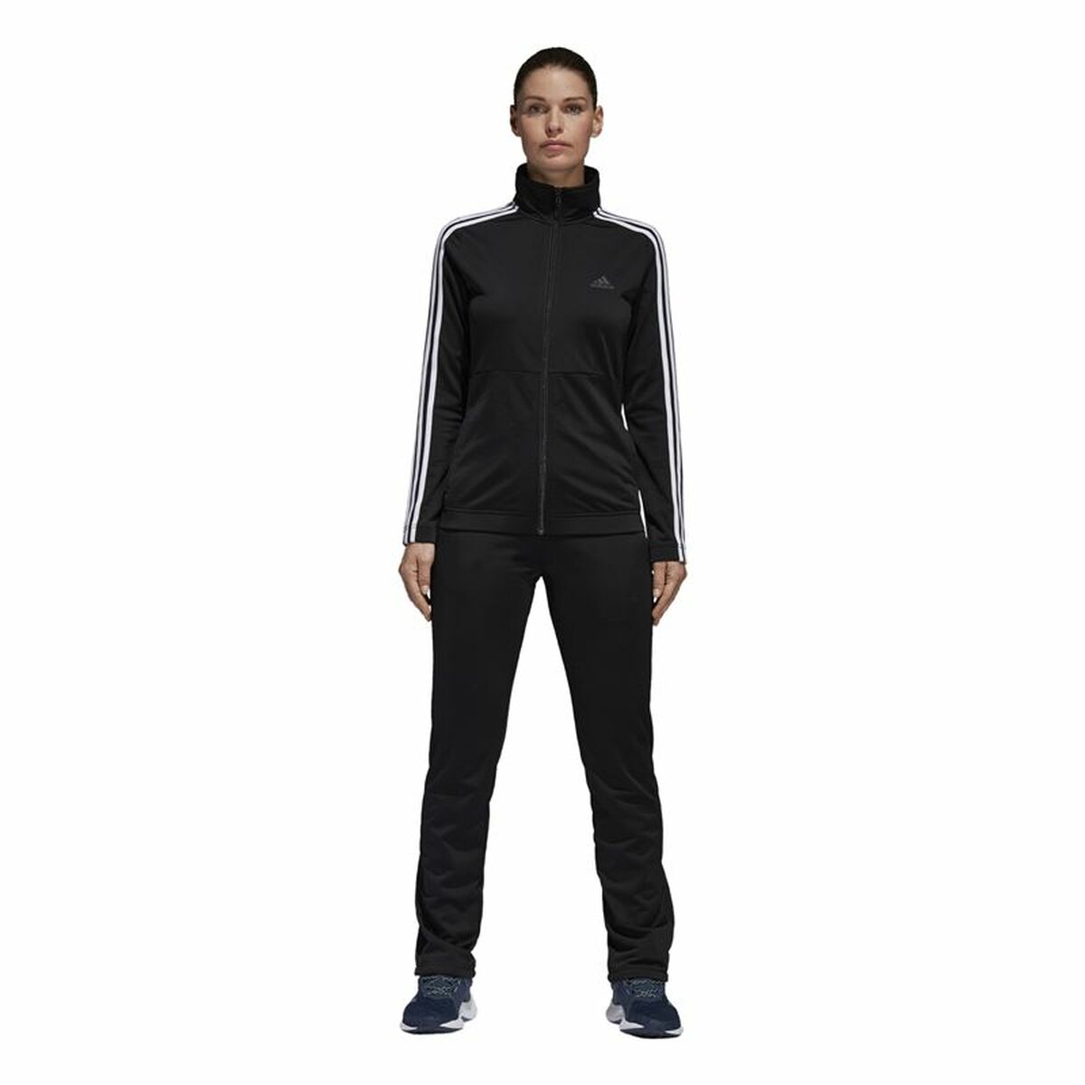 Women’s Tracksuit Adidas Three Stripes Black