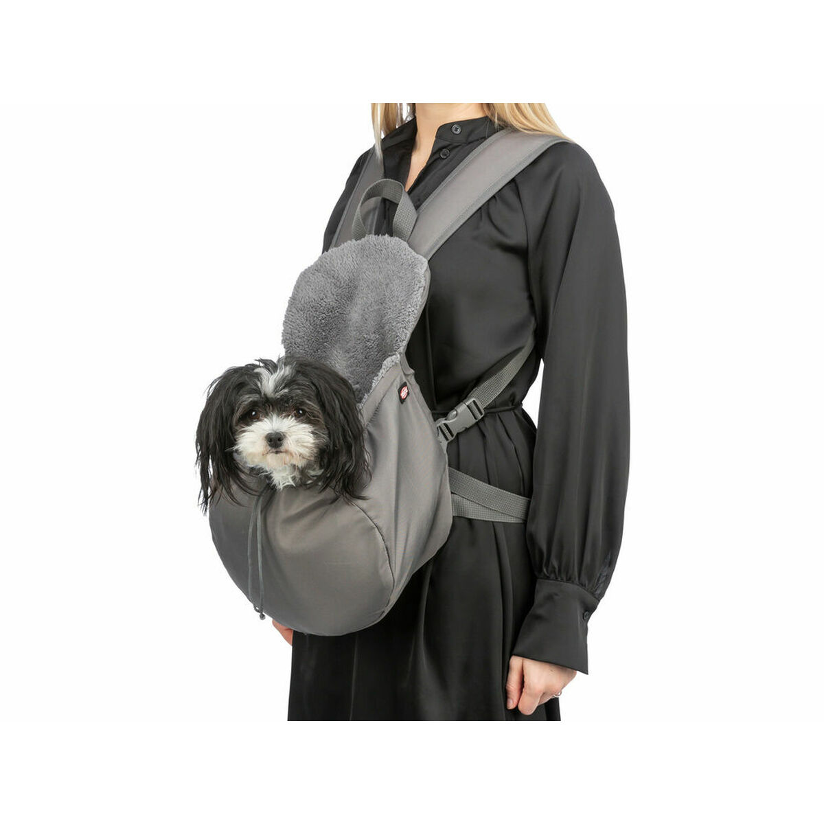 Pet Backpack Trixie Molly Grey Polyester 25 × 38 × 17 CM Pet Backpack Trixie Molly Grey Polyester 25 × 38 × 17 CM