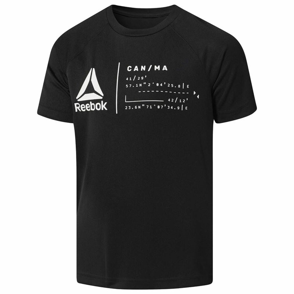 Child’s Short Sleeve T-Shirt Reebok Wor Black