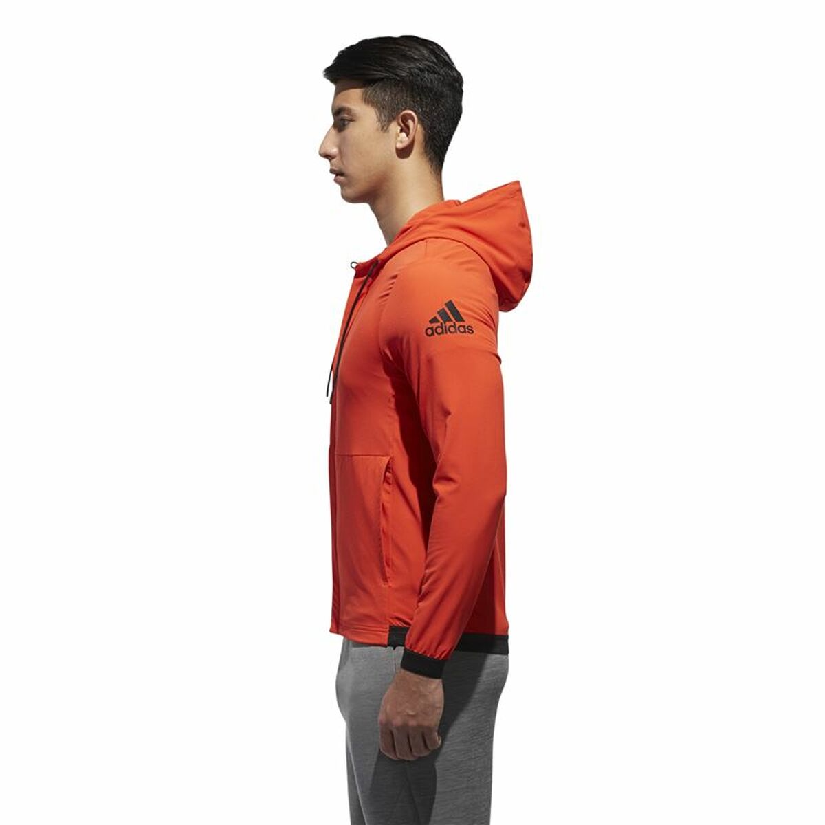 Men’s Sports Jacket Adidas Dark Orange
