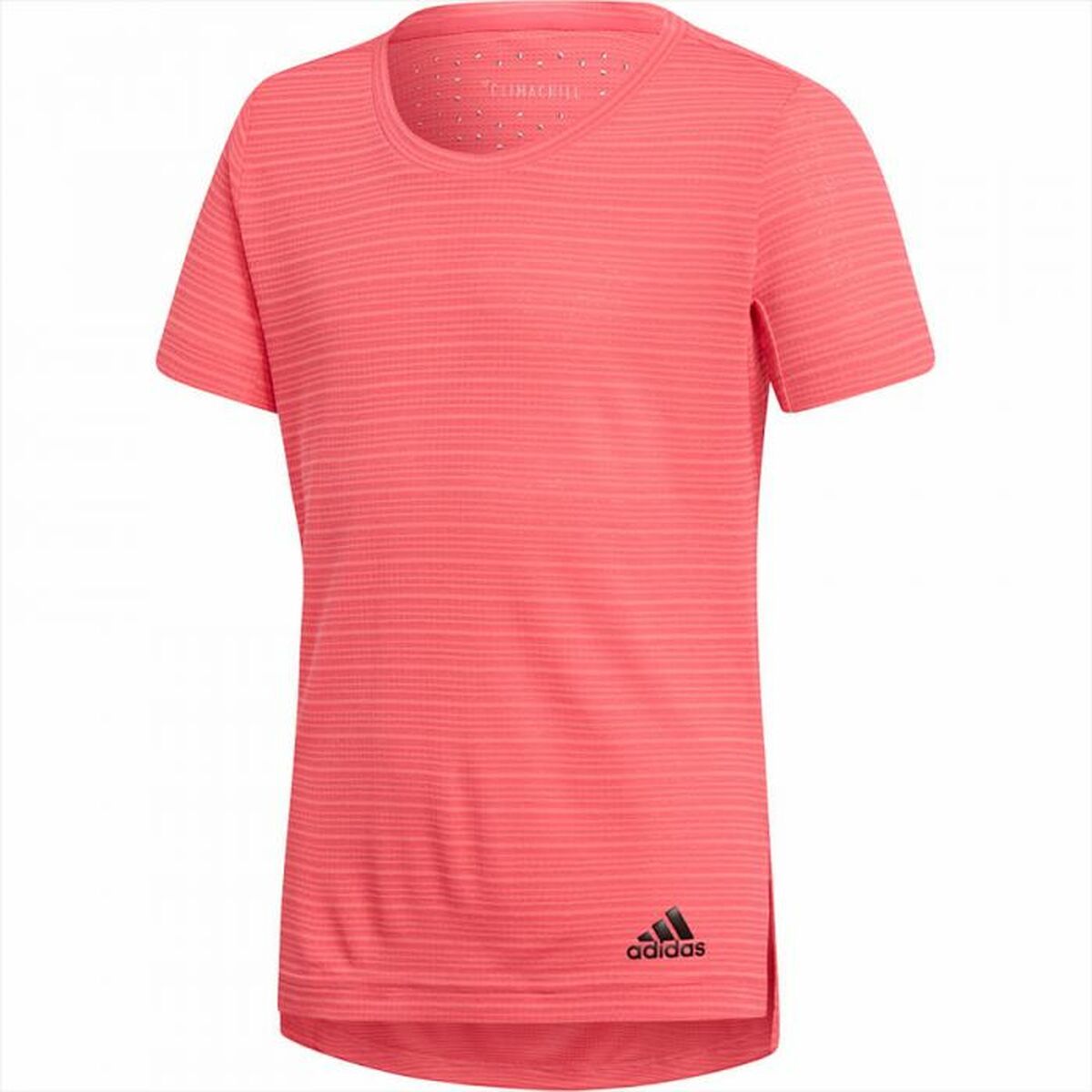 Child’s Short Sleeve T-Shirt Adidas G CHILL TEE  Pink Polyester