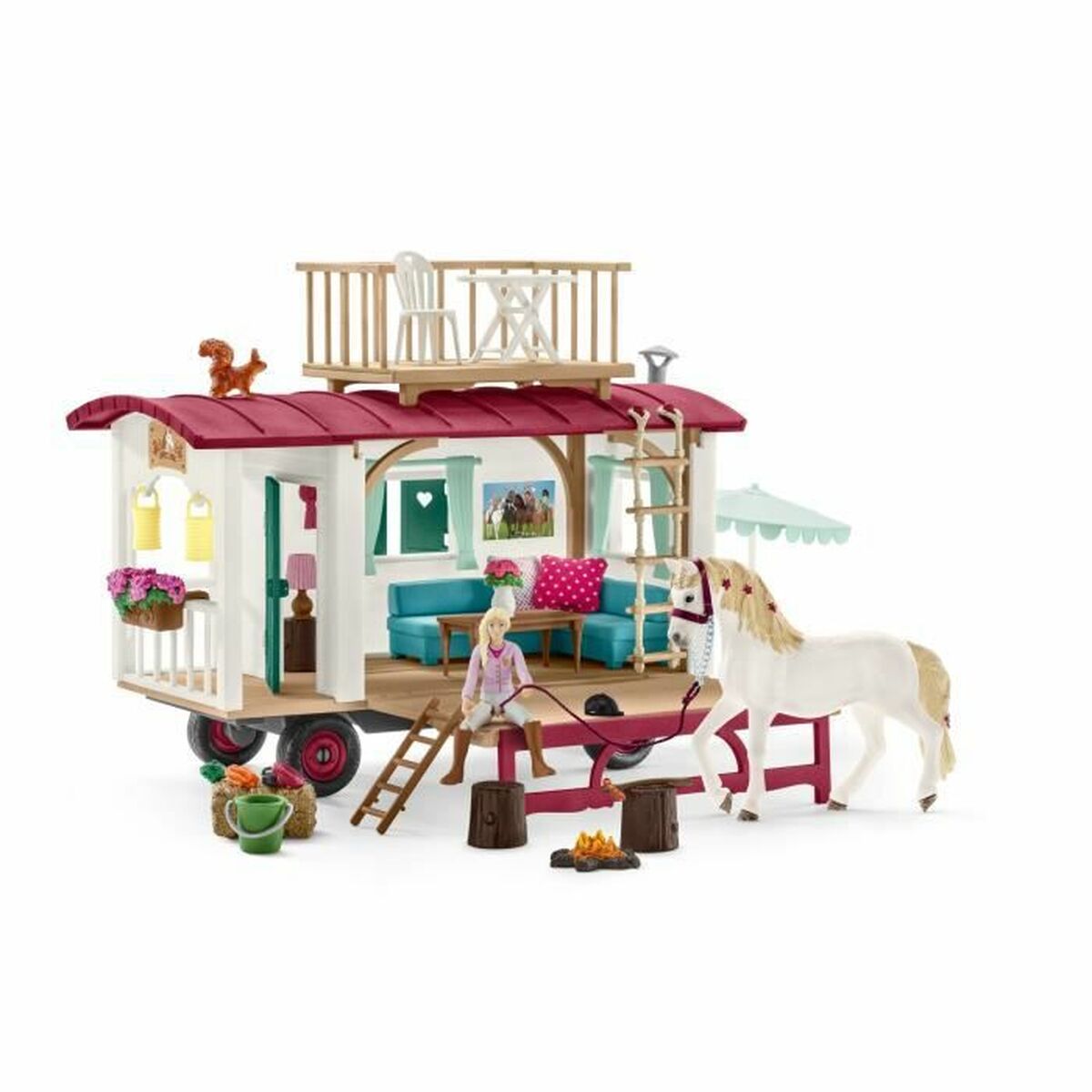 Doll’s House Schleich Caravan for secret club meetings
