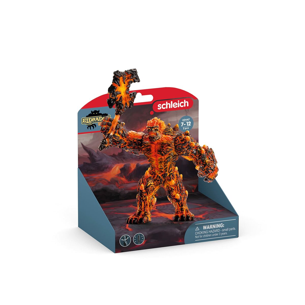 Figure Schleich Eldrador Range – Lava Golem with Weapon 42447