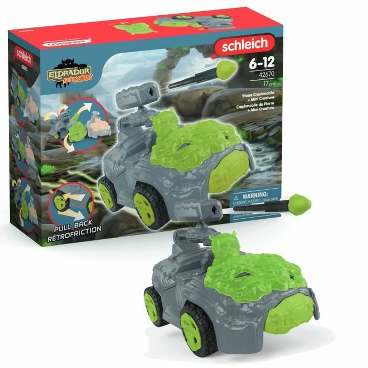 Playset Schleich Pierre’s Crashmobile 17 Pieces Playset Schleich Pierre’s Crashmobile 17 Pieces
