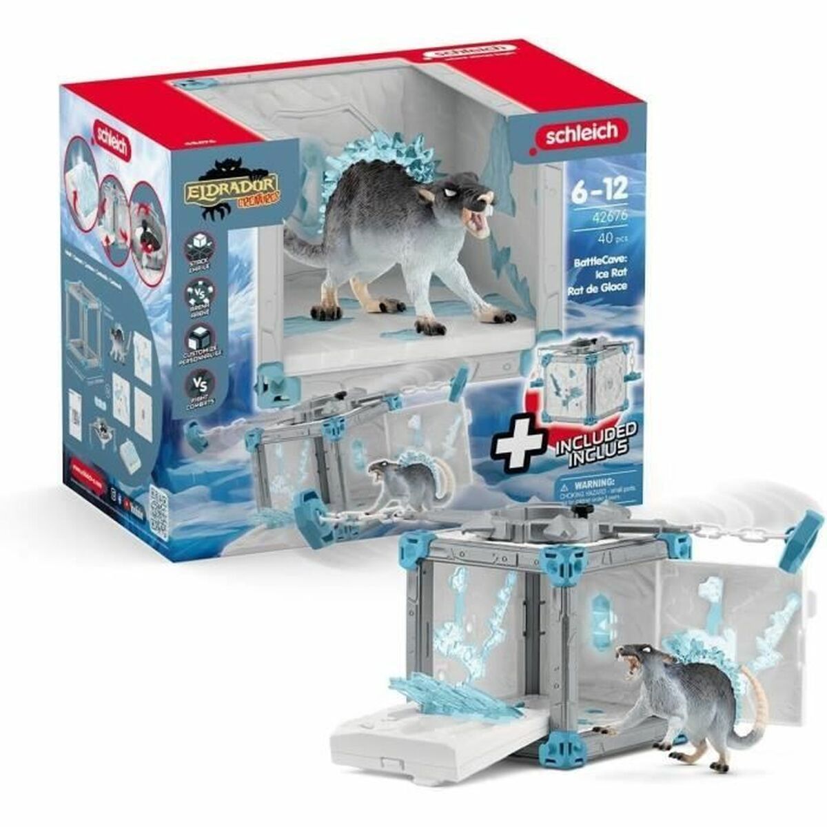 Playset Schleich BattleCave Ice Rat Playset Schleich BattleCave Ice Rat