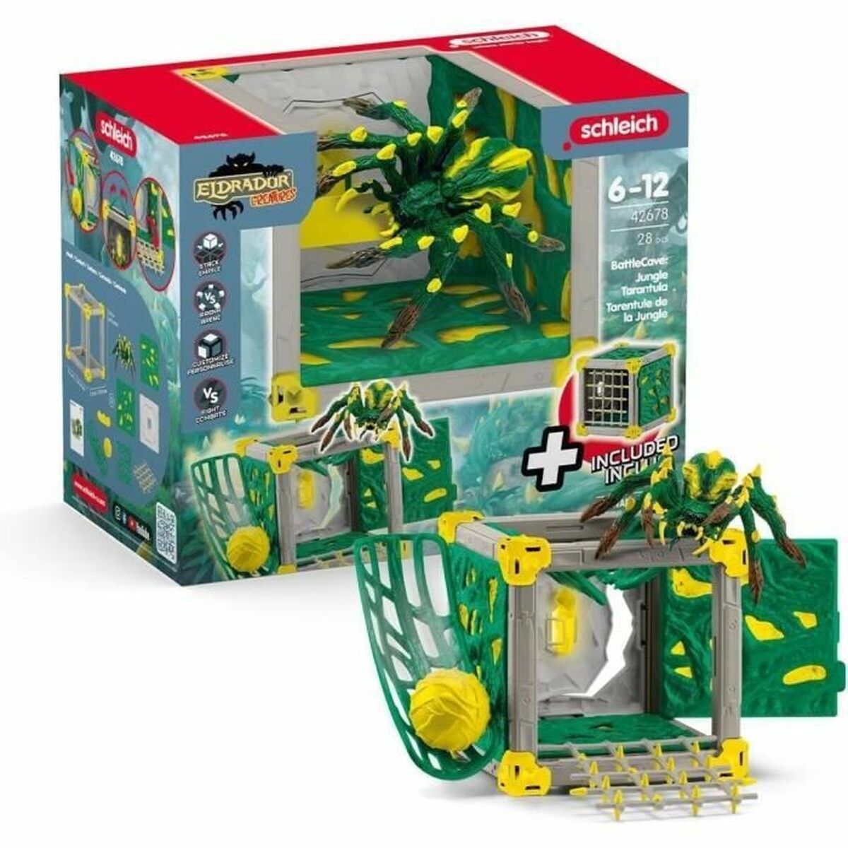 Playset Schleich BattleCave Jungle Tarantula Playset Schleich BattleCave Jungle Tarantula