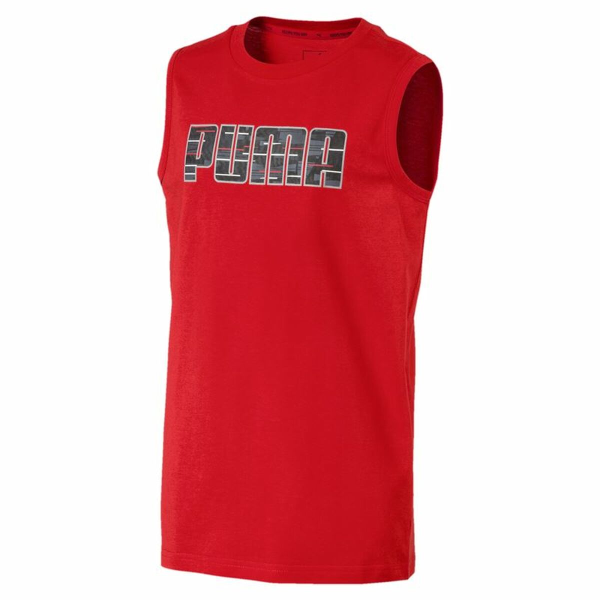 Child’s Short Sleeve T-Shirt Puma Hero SL Tee Red