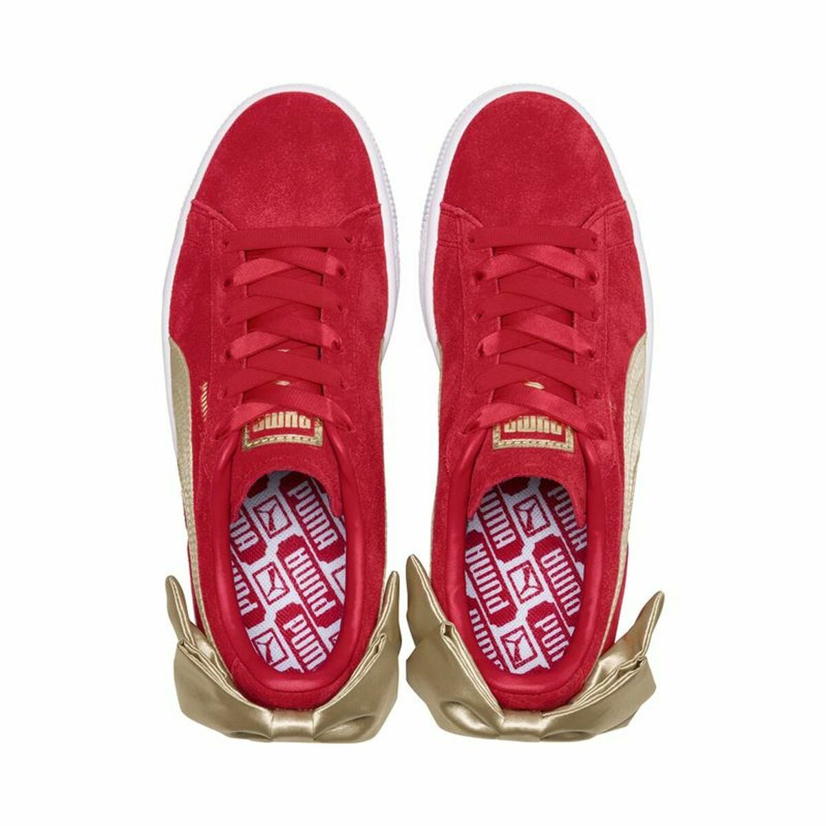 Women’s casual trainers Puma Sportswear Suede Bow Varsity Red