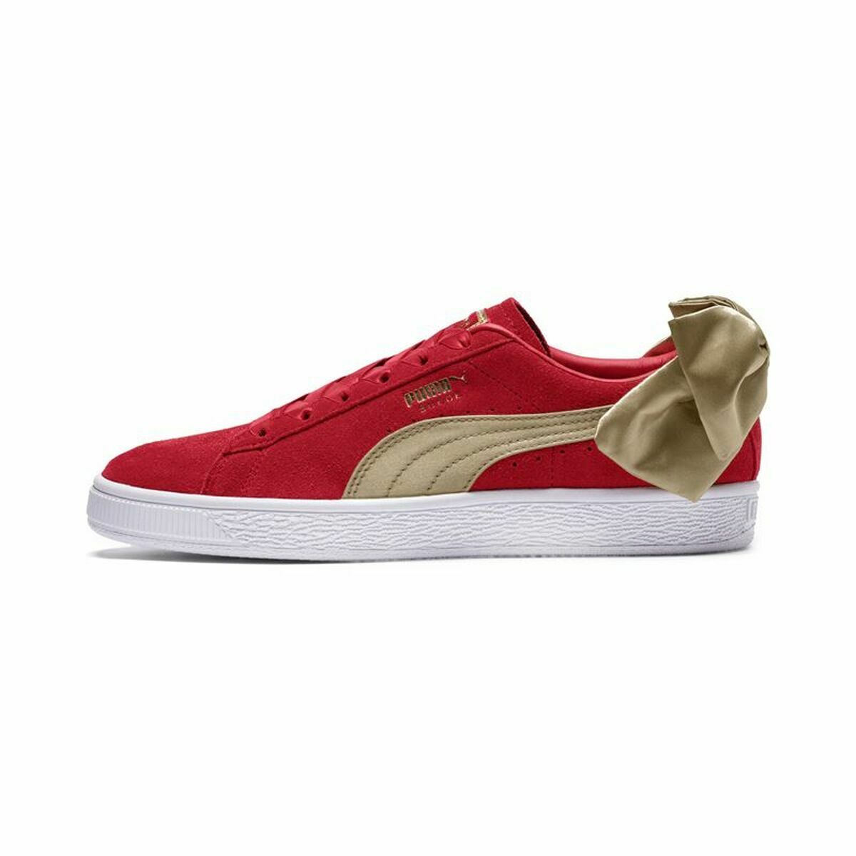 Women’s casual trainers Puma Sportswear Suede Bow Varsity Red