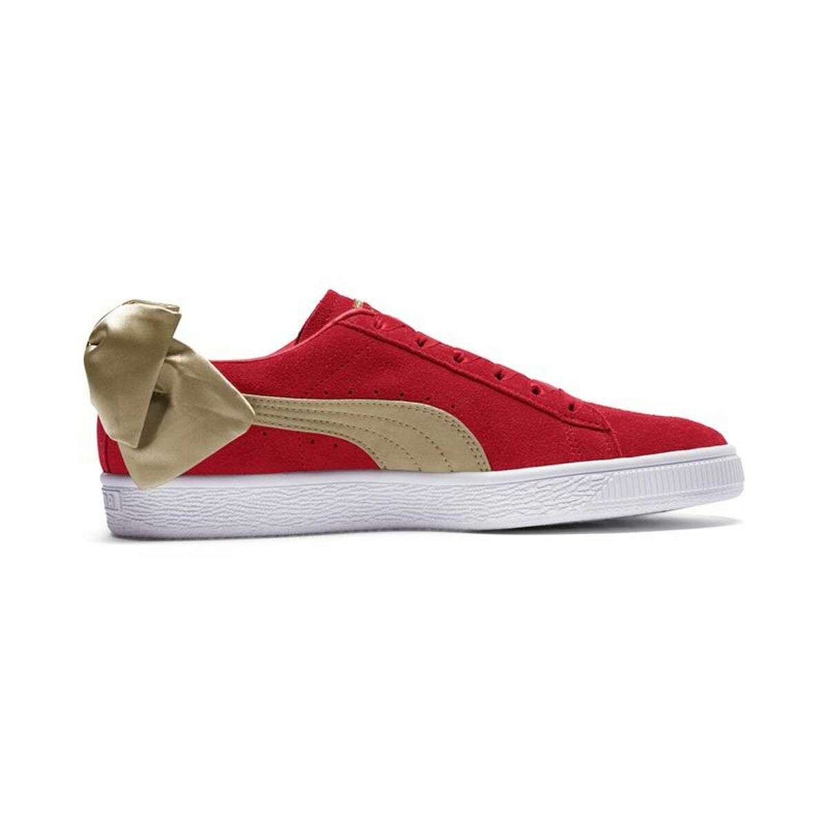 Women’s casual trainers Puma Sportswear Suede Bow Varsity Red