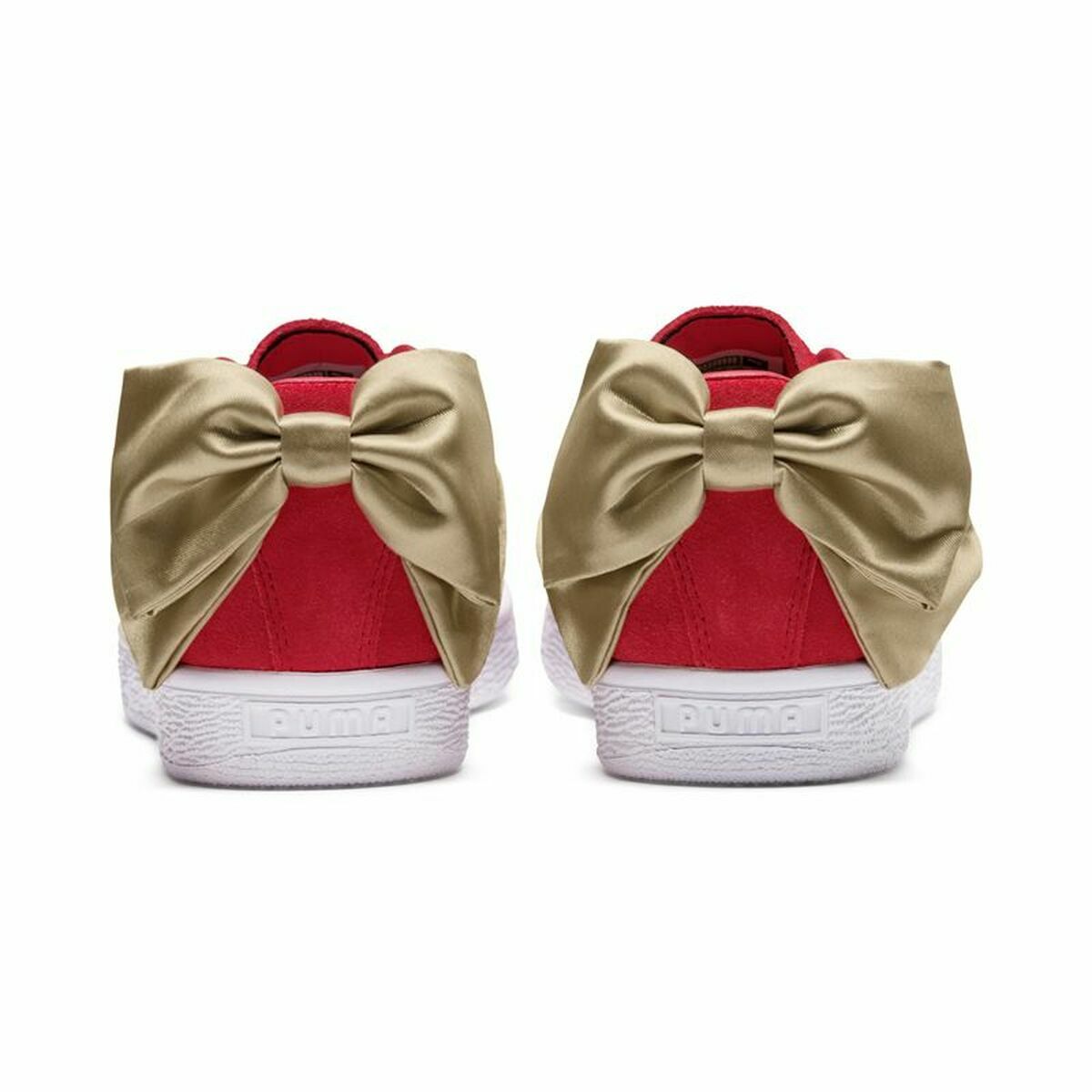 Women’s casual trainers Puma Sportswear Suede Bow Varsity Red