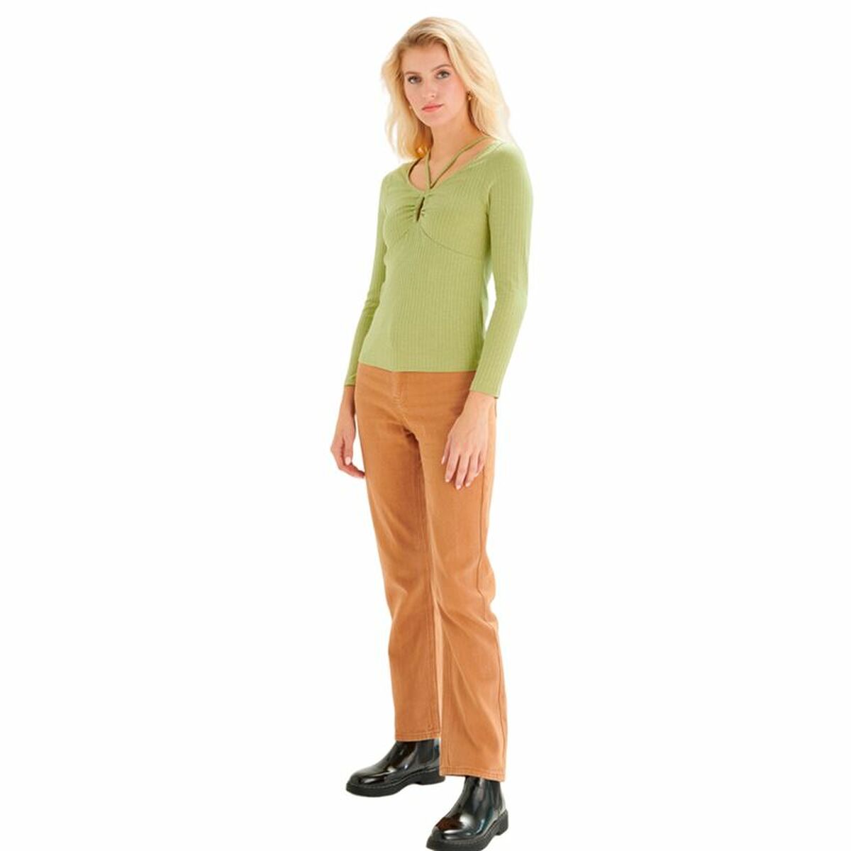Trousers 24COLOURS Brown Trousers 24COLOURS Brown