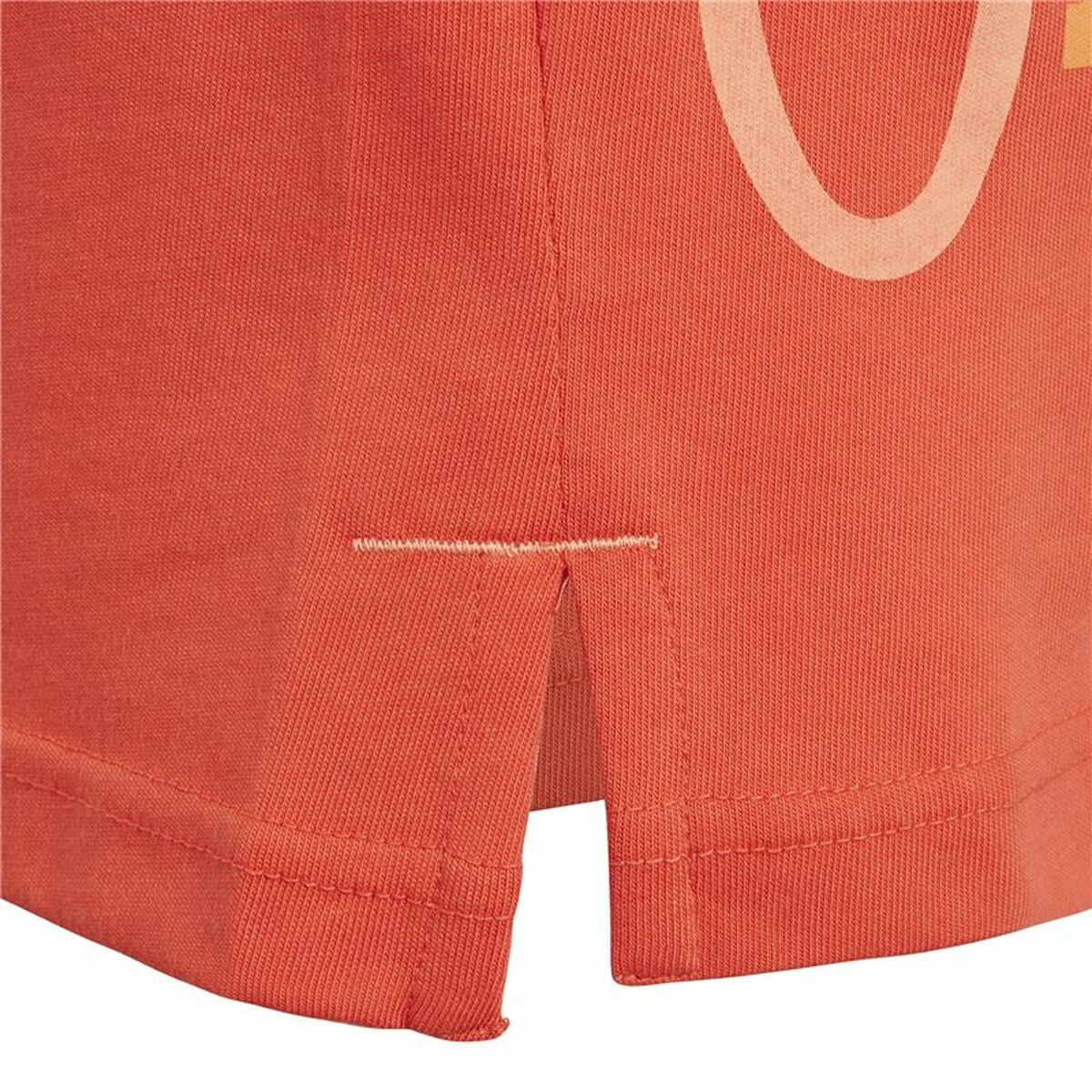 Child’s Short Sleeve T-Shirt Adidas Graphic Tee Orange