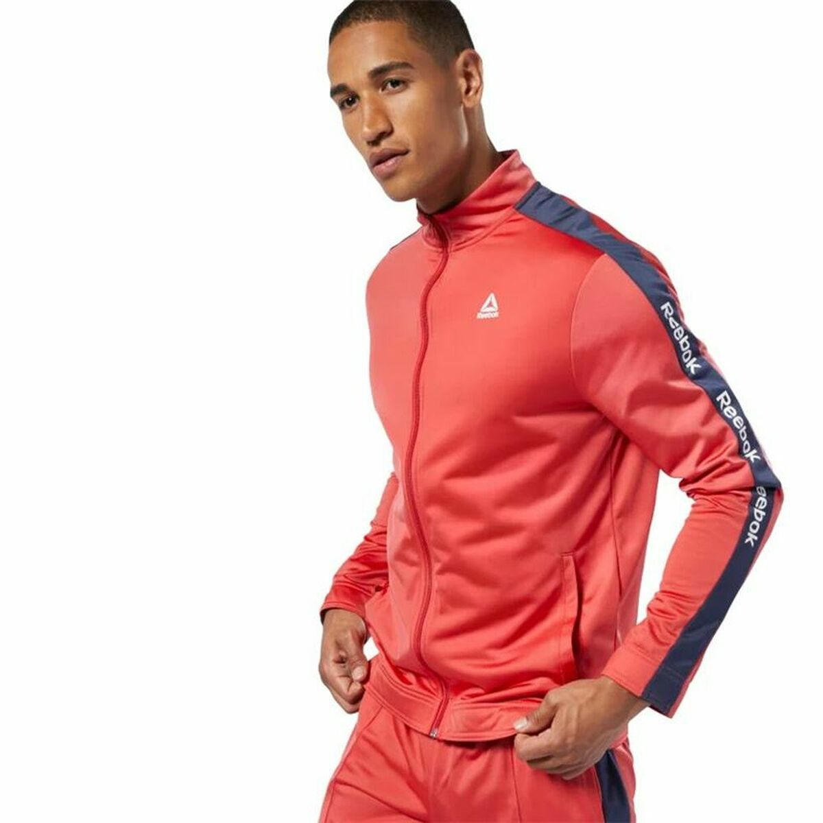 Men’s Sports Jacket Reebok Essentials Linear Red
