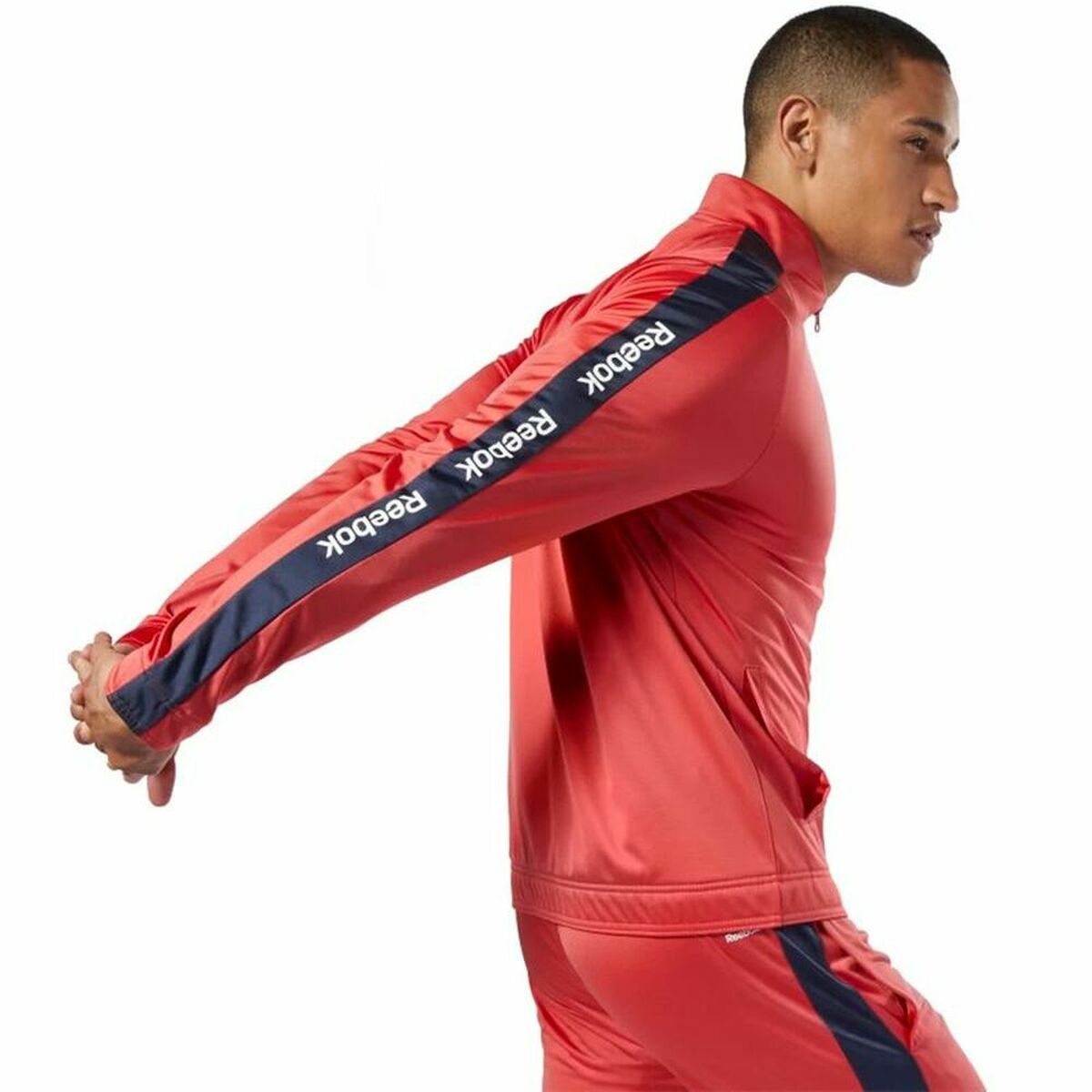 Men’s Sports Jacket Reebok Essentials Linear Red