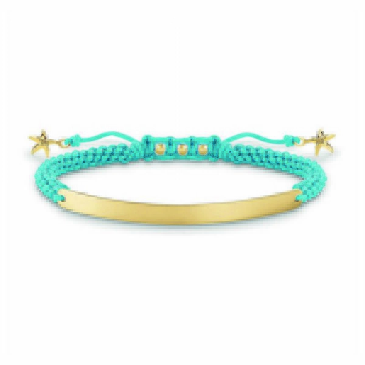 Ladies’Bracelet Thomas Sabo LBA0060-848-1 Blue Silver Golden