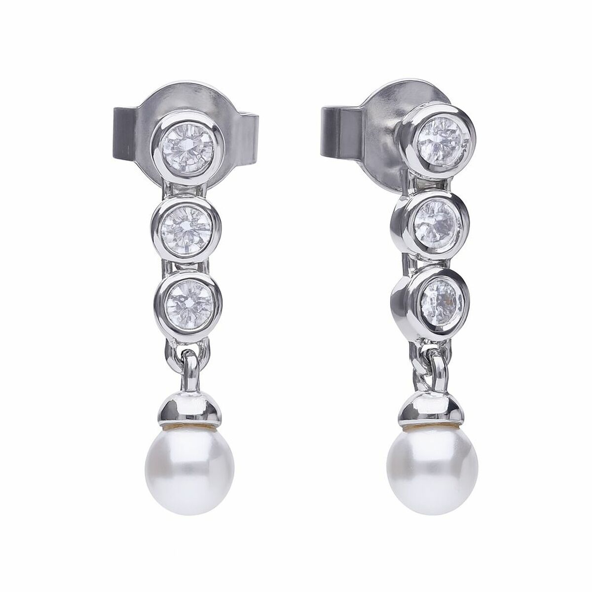 Ladies’ Earrings Diamonfire 6218571111 3 cm Ladies’ Earrings Diamonfire 6218571111 3 cm