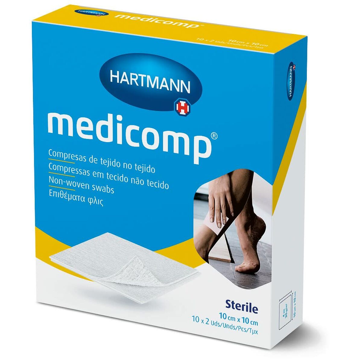 Sterilized Gauze Hartmann Medicomp 10 x 10 cm 20 Units Sterilized Gauze Hartmann Medicomp 10 x 10 cm 20 Units