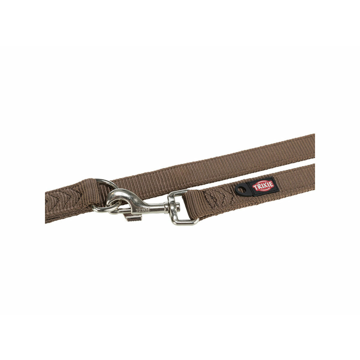 Adjustable dog leash Trixie Premium Hazelnut L/XL