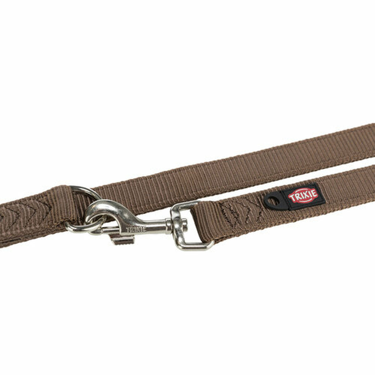 Adjustable dog leash Trixie Premium Hazelnut L/XL