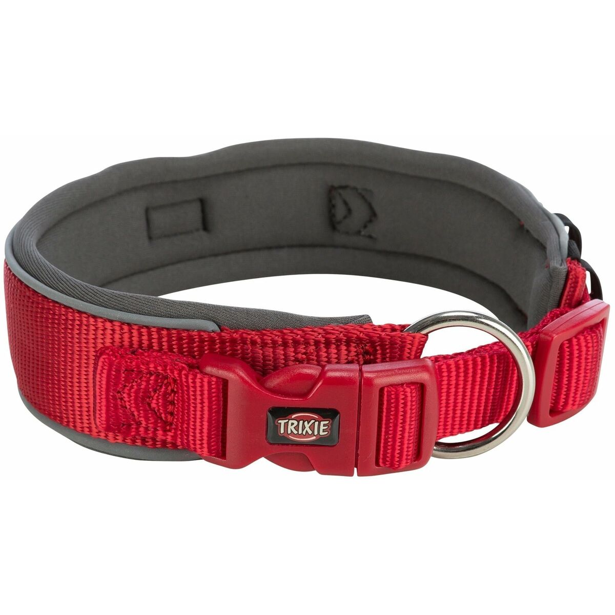Dog collar Trixie Premium Red Graphite L 46-55 cm Dog collar Trixie Premium Red Graphite L 46-55 cm
