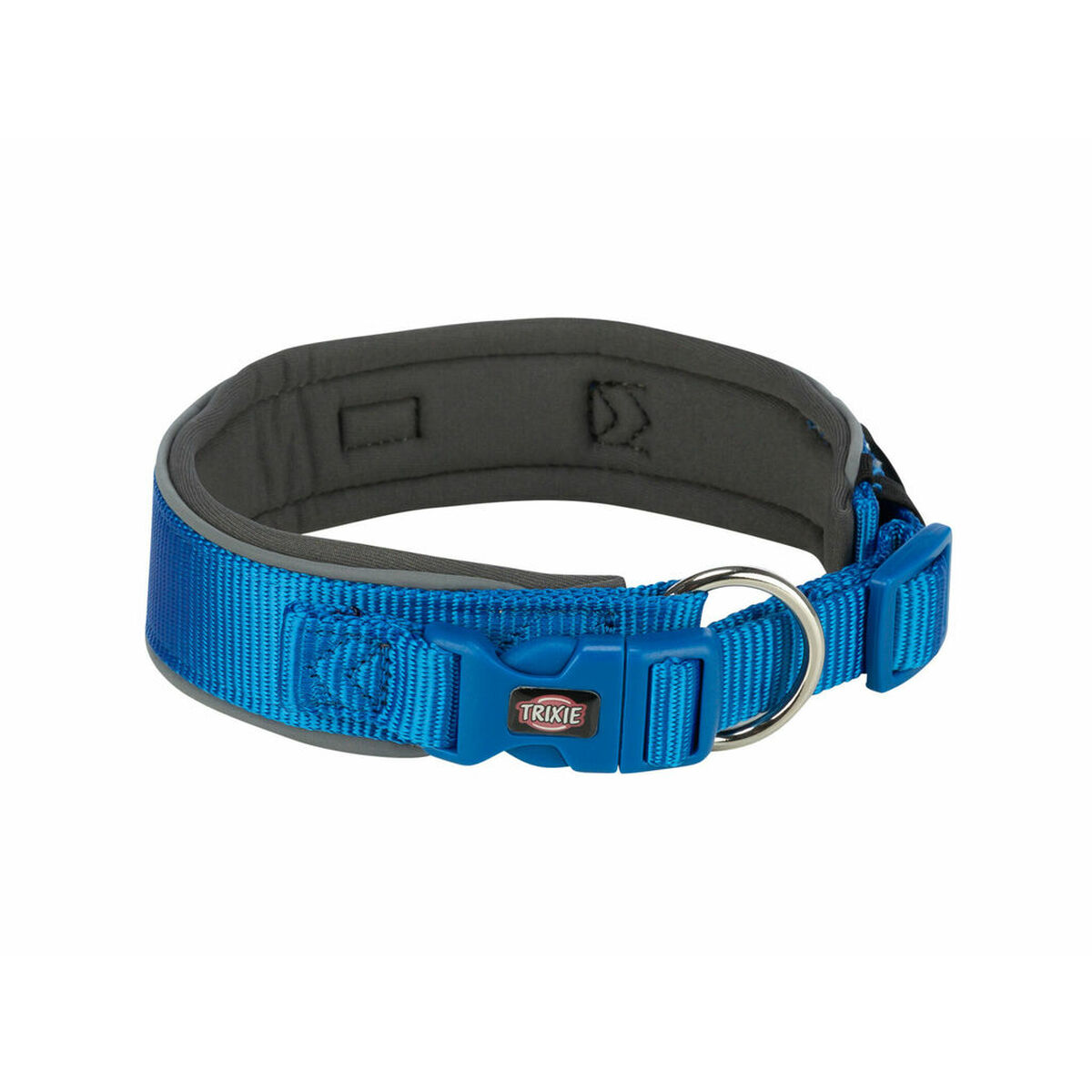 Dog collar Trixie Premium Graphite Cobalt blue M/L 40-48 cm Dog collar Trixie Premium Graphite Cobalt blue M/L 40-48 cm