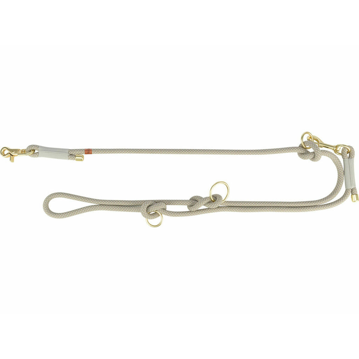 Adjustable dog leash Trixie Soft Rope Grey Light grey S S/XL