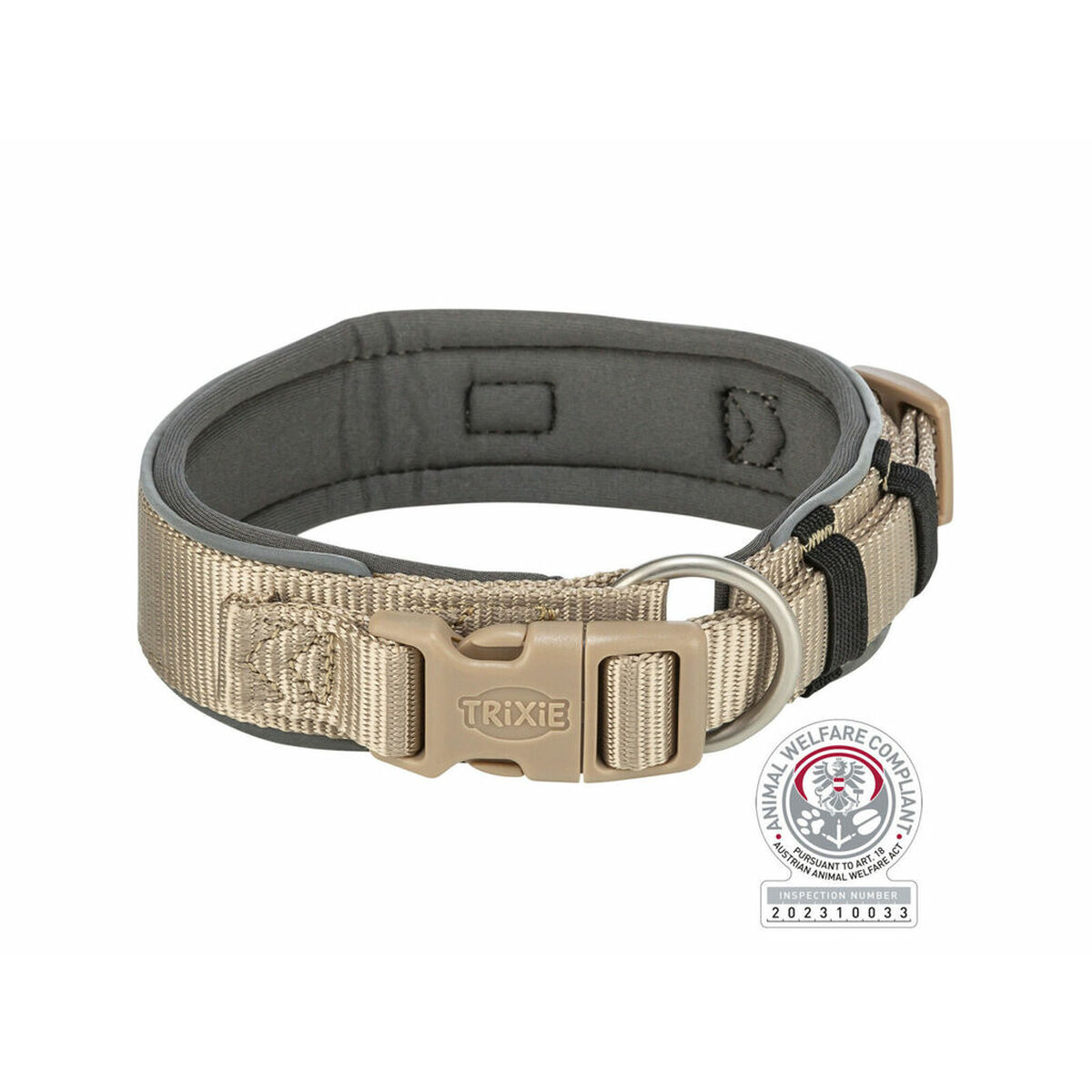 Dog collar Trixie Premium Graphite Sand XS/S 27-35 cm Dog collar Trixie Premium Graphite Sand XS/S 27-35 cm