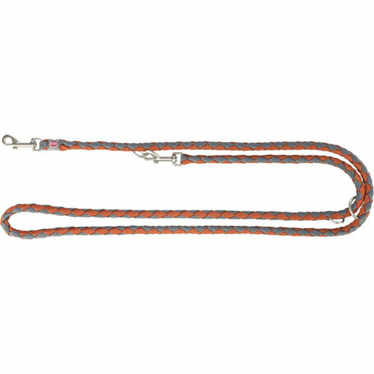 Adjustable dog leash Trixie Orange Graphite L/XL 2 m