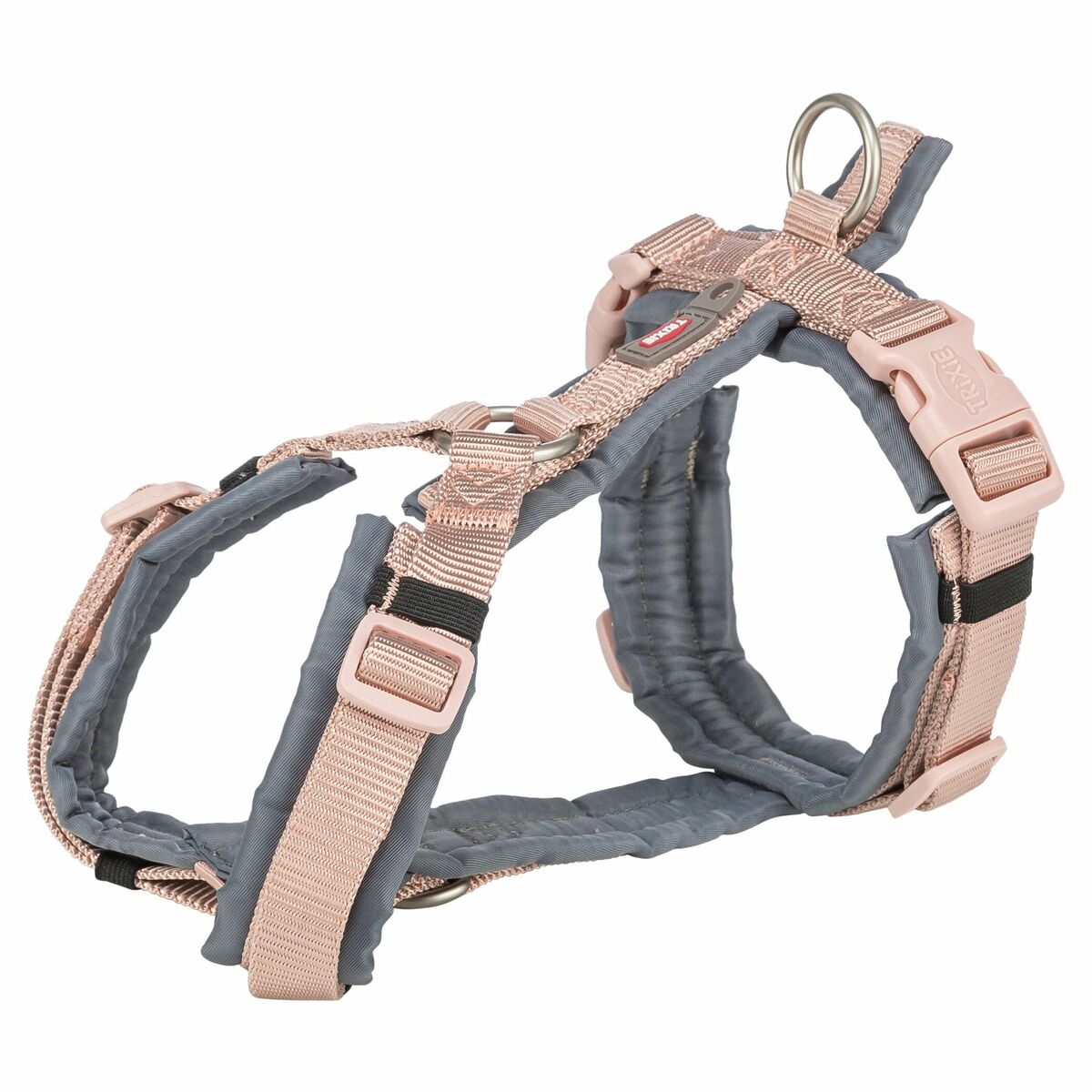 Dog Harness Trixie Premium Trekking Graphite Blush L Dog Harness Trixie Premium Trekking Graphite Blush L