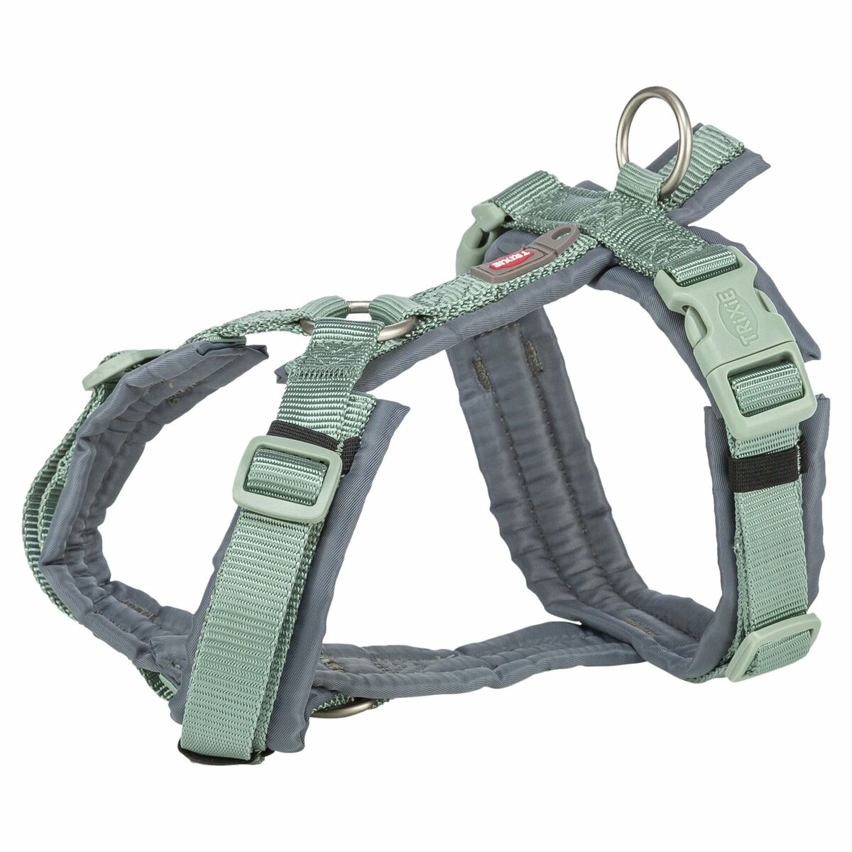 Dog Harness Trixie Premium Trekking Green Graphite S Dog Harness Trixie Premium Trekking Green Graphite S