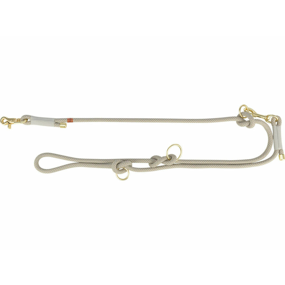 Adjustable dog leash Trixie Soft Rope Grey Light grey L L/XL