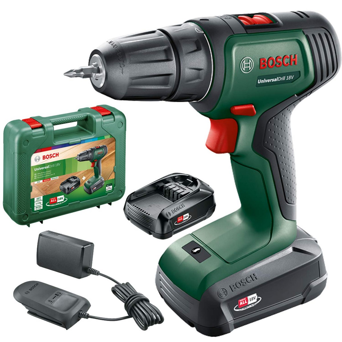 Driver Drill BOSCH UniversalDrill Wireless 18 V Driver Drill BOSCH UniversalDrill Wireless 18 V