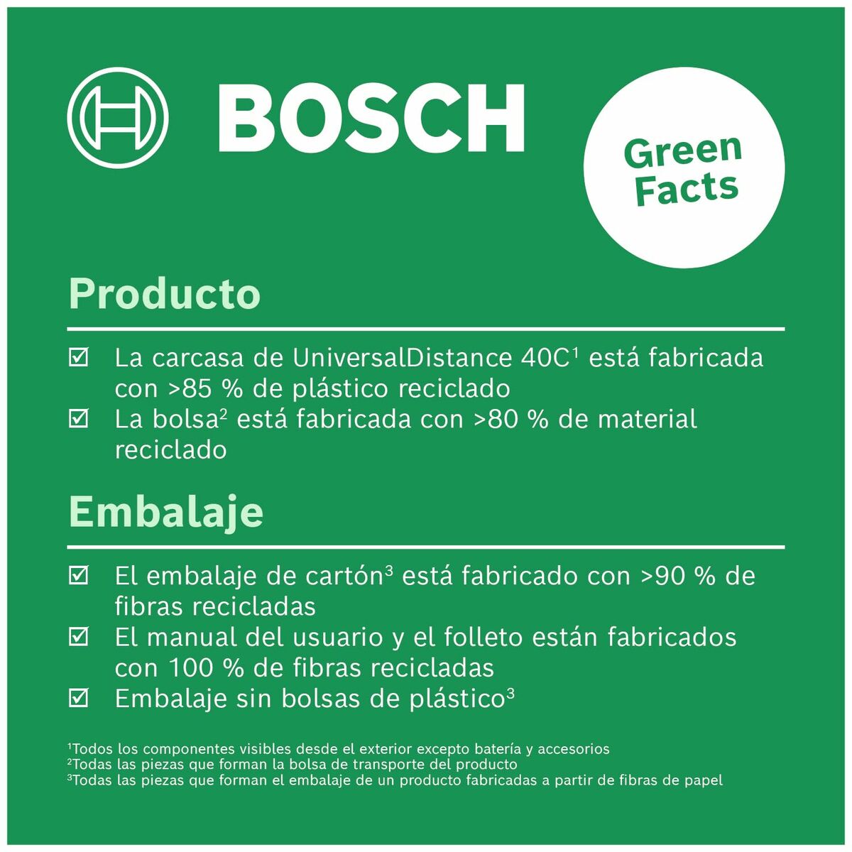 Set square BOSCH UniversalDistance 40 C