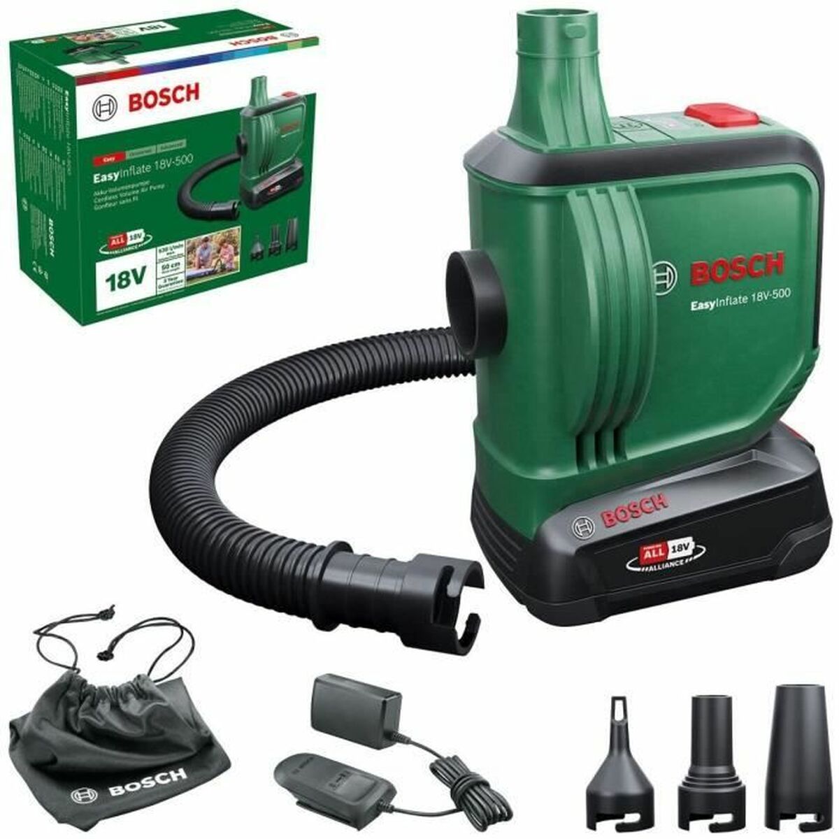 Air Compressor BOSCH EasyInflate 18V-500 18 V